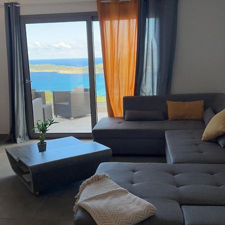 Haut De Villa - Vue Mer Avec Coucher De Soleil Cargese Luaran gambar